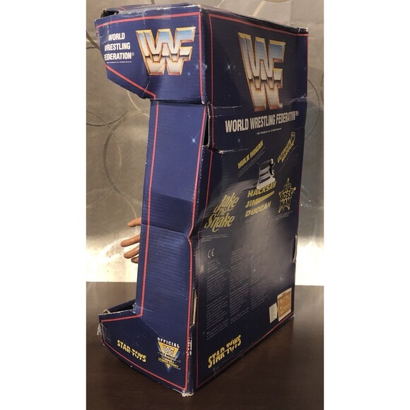 WWF Jake The Snake Roberts Star Toys Wrestling Superstar Figure Toy Vintage 15" - Picture 6 of 14
